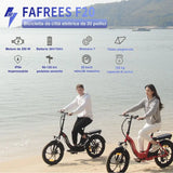 E-BIKE FAFREES F20 FAT BIKE 250W Batteria 15Ah 36V Bici a pedalata assistita lunga Autonomia Fafrees