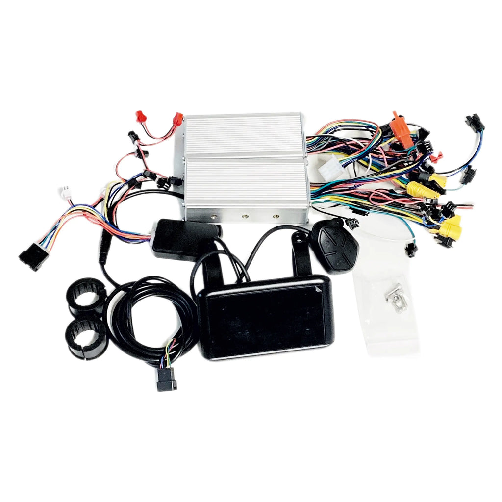 KIT CENTRALINA DUAL MOTOR  CONTROLLER 60V dashboard, completa di tutti gli accessori Emove