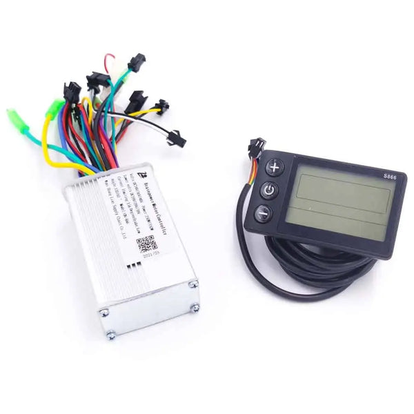 Caredy Motor Brushless Controller con Display LCD Impermeabile, Kit Caredy Motor Brushless Controller con Display LCD Impermeabile, Kit