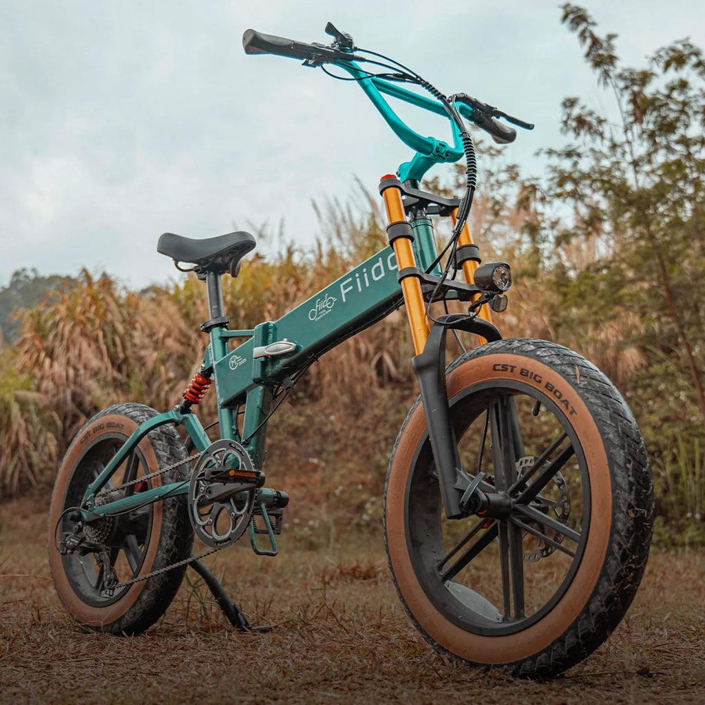 M1 PRO E-Bike con pneumatici larghi