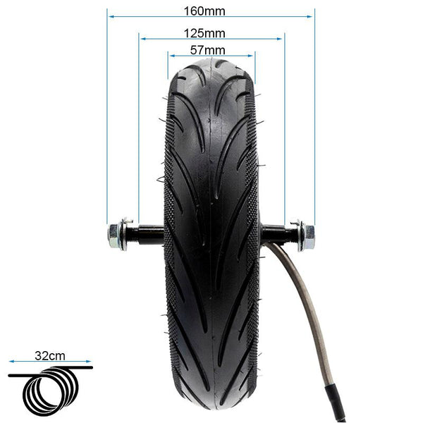 Pneumatici completi per Segway Ninebot Max G30D G30D2 G30E G30P G30LP F40, mozzo ruota anteriore con pneumatici solidi e freno ruota Pneumatici completi per Segway Ninebot Max G30D G30D2 G30E G30P G30LP F40, mozzo ruota anteriore con pneumatici solidi e freno ruota