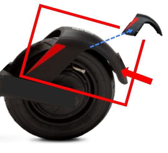 Decathlon Parafanghi Monopattino Parafango Posteriore Per Monopattino Elettrico - A 4 Fori, Antispruzzo, Materiale ABS Resistente Parafango Bici Decathlon Parafanghi Monopattino Parafango Posteriore Per Monopattino Elettrico - A 4 Fori, Antispruzzo, Materiale ABS Resistente Parafango Bici