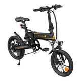 ADO A16 XE Bicicletta elettrica pieghevole leggera | Motore 250WATT | Batteria 36V 7.5AH | 25KM/H | Doppi freni a disco meccanici | Display LCD HD Tutto 2 Ruote