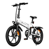 ADO A20+ Bicicletta elettrica pieghevole leggera | Motore 350WATT | Batteria 36V 10.4AH | 80KM di Autonomia | Freni a disco | Display LCD HD Tutto 2 Ruote