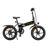 ADO A20+ Bicicletta elettrica pieghevole leggera | Motore 350WATT | Batteria 36V 10.4AH | 80KM di Autonomia | Freni a disco | Display LCD HD Tutto 2 Ruote