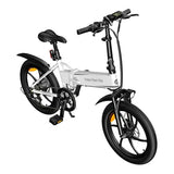 ADO A20+ Bicicletta elettrica pieghevole leggera | Motore 350WATT | Batteria 36V 10.4AH | 80KM di Autonomia | Freni a disco | Display LCD HD Tutto 2 Ruote