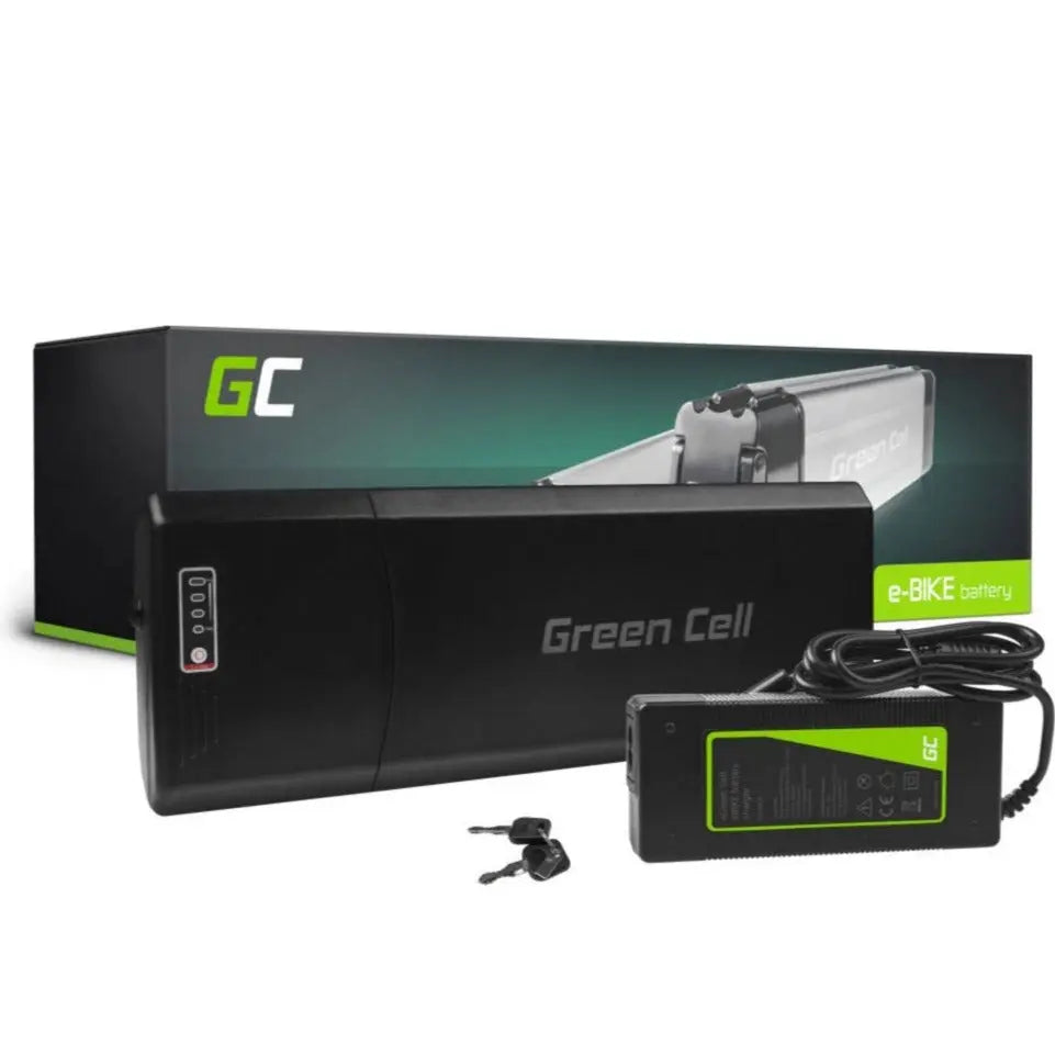 BATTERIA EBIKE50STD GREEN CELL Rear Rack 24V 13Ah 312Wh per Bici Elettrica E-Bike Green Cell
