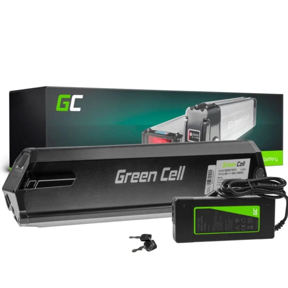 BATTERIA EBIKE72STD GREEN CELL 13Ah 48V (624Wh) per Bici Elettrica E-Bike Green Cell