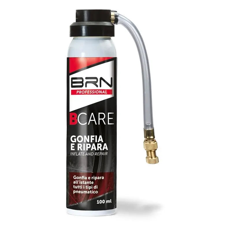 BCARE FAST PRO GONFIA E RIPARA 50 ml/100ml/100ml con adattatore per valvole BRN