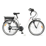 Bicicletta Elettrica CITY EASY COMFORT 36 V - 7,8 Ah - 280 Wh - litio | 250WATT | 45 km di autonomia | 3 Livelli di assistenza | RUOTE 26' Massimo Fiori