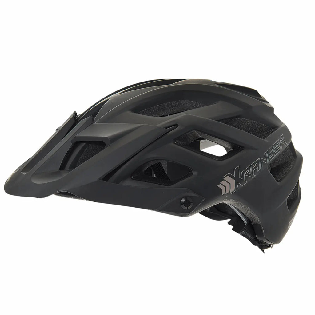 CASCO BRN Nero ENDURO X-RANGER ergonomico per Bici e Monopattino