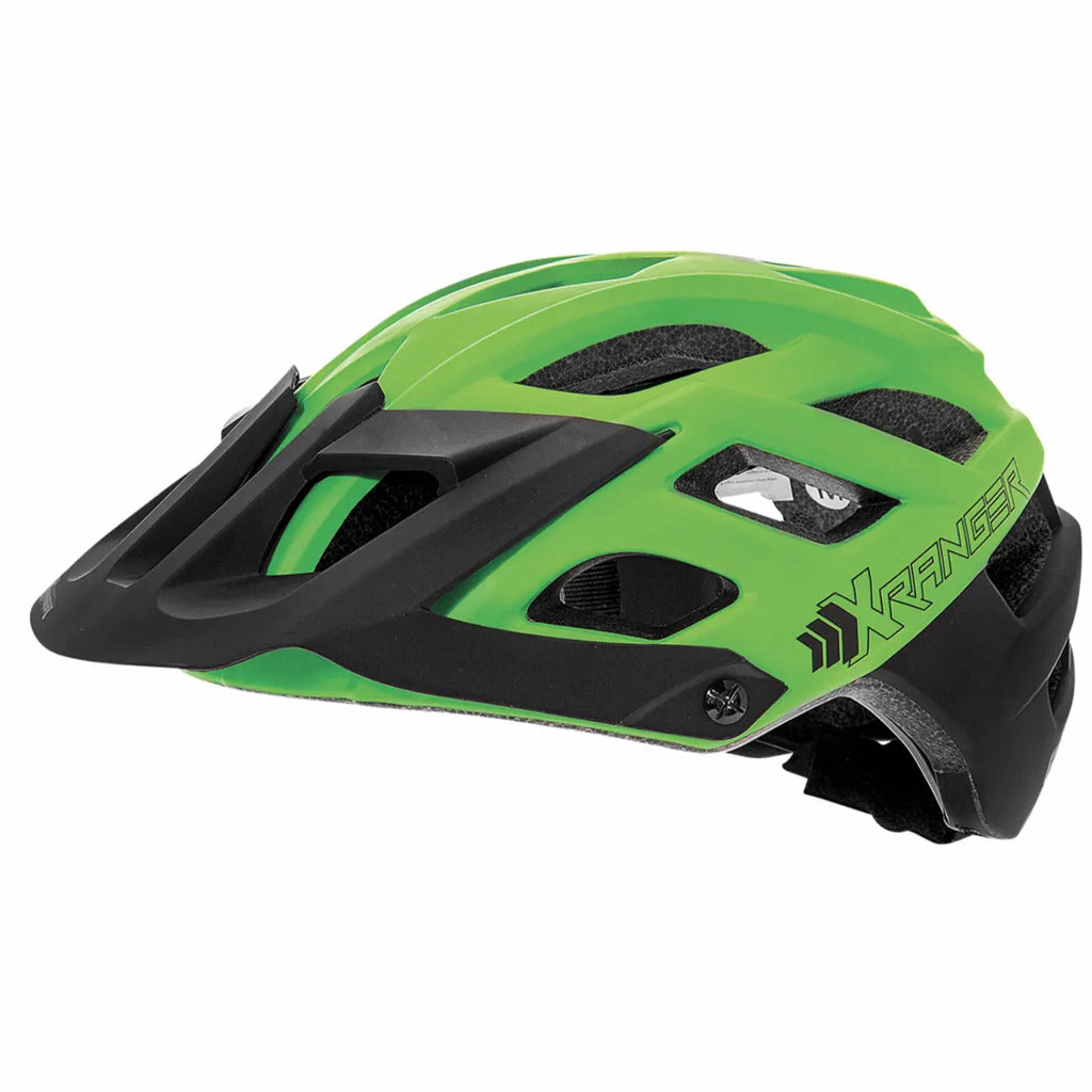 CASCO BRN Verde ENDURO X-RANGER ergonomico per Bici e Monopattino