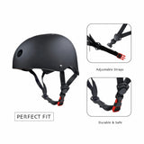 CASCO NERO OEM ideale per Monopattini, skate e Bici, Ebike bicicletta elettrica