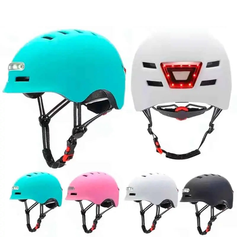 CASCO OEM con luci varie colorazioni ideale per Monopattini, skate e Bici, Ebike bicicletta elettrica - tutto2ruote