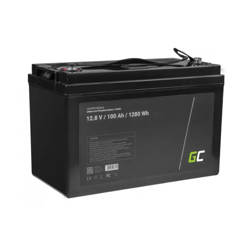 [CAV05 ] LiFePO4 BATTERIA 12.8V 100Ah 1024Wh LFP al litio 12V BMS per Impianto Fotovoltaico Barca a motore Campeggio Sedia a Rotelle Auto elettriche tutto2ruote