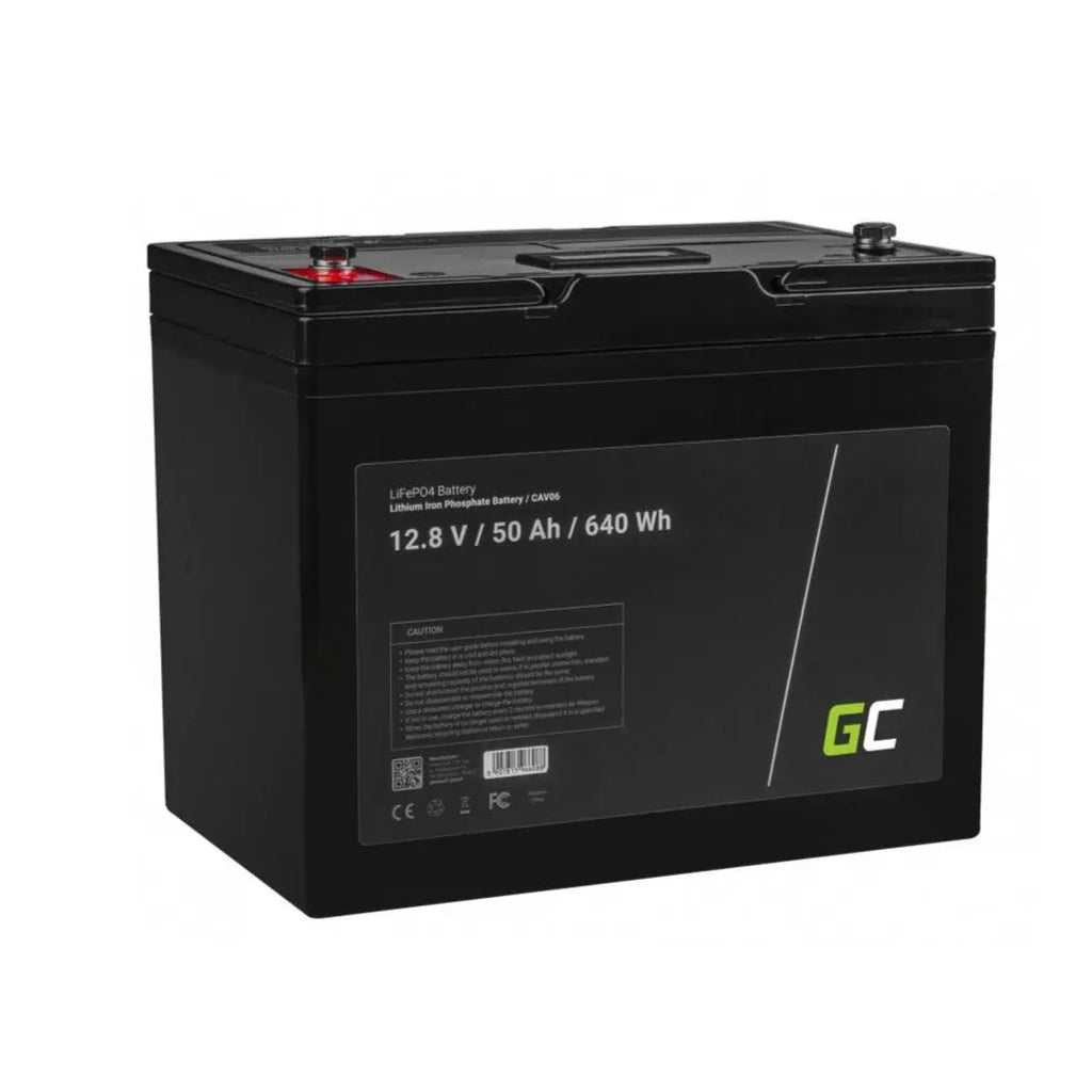 [CAV06 ] LiFePO4 BATTERIA 12.8V 50Ah 1024Wh LFP al litio 12V BMS per Impianto Fotovoltaico Barca a motore Campeggio Sedia a Rotelle Auto elettriche tutto2ruote