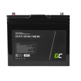 [CAV11] LiFePO4 BATTERIA 12.8V 60Ah 768Wh LFP al litio 12V BMS per Impianto Fotovoltaico Barca a motore Campeggio Sedia a Rotelle Auto elettriche tutto2ruote