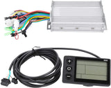 Controller Brushless, Controller per Bicicletta e Set di Display LCD per E-Bike da 12,5 mm per Monopattino Elettrico da 22,5 mm(500W 48V) Ewhell