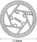 DISCO Freno 110mm per Monopattino elettrico Xiaomi M365, Essential, 1S, Pro / 2 - 110mm - tutto2ruote