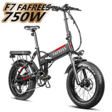 E-BIKE FAFREES F7 FAT BIKE batteria 48v motore 750W Bici a pedalata assistita lunga Autonomia Fafrees