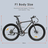 EBIKE Fafrees F1 250W Bicicletta a pedalata assistita tutto2ruote