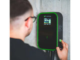 [EV14] Green Cell Wallbox 22kW con Cavo di Tipo 2 6m GC PowerBox Caricabatterie per Tesla Model 3/S/X/Y, i3, ID.3, E-Tron, EV6, ZOE Green Cell