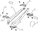 KIT SCUDO COMPONENTI DEL PIANTONE per Monopattino JEEP Mt distribution