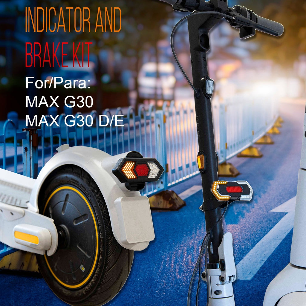 INDICATORI DI DIREZIONE per Monopattini Elettrici | Accessorio per Ninebot Max G30/G30E/G30D