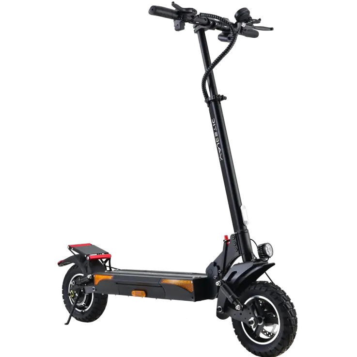 LEWIS Pro MAJESTIC Monopattino Elettrico 48V 10Ah | 500Watt | Autonomia fino a 45Km | 3 livelli di velocità: 6 Km/h – 14 Km/h – 20 Km/h | Ruote da 10'' | GRANDE PEDANA FORMATO XL con supporto posteriore per una maggiore stabilità durante la guida majestic