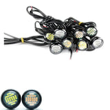 LUCI LED Eagle Eye Led Light Giallo e Rosso (confezione da 2 luci) per monopattini elettrici e bici Emove