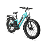 JOBOBIKE ROBIN ST bicicletta elettrica Fatbike elettrica passo-passo 48 V 14 Ah | 250W Bafang | Autonomia 65 KM | 26"x4.0"
