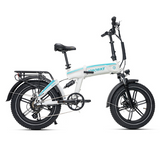 JOBOBIKE EDDY bicicletta elettrica FAT pieghevole a sospensione completa 48 V 14 Ah | 250W Bafang | Autonomia 80 KM | KENDA 20x4"