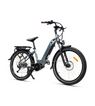JOBOBIKE LYON E-bike da uomo Step-thru Mid Motor City 36V 14Ah |  250W Bafang M200 mid | Autonomia ≥90Km | CST 26" x 2.35"