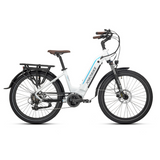 JOBOBIKE LINDA Bicicletta elettrica da donna Step-thru Mid Motor City 36V 14Ah |  250W Bafang M200 mid | Autonomia ≥90Km | CST 26" x 2.35"