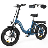 KOOLUX BK6 Garanzia Italia Bicicletta Elettrica 20×3,0 Fat Tire | Batteria 36 V 15 Ah | Max velocità 25km/h | Fino a 45KM-100KM di autonomia | Pedalata Assistita