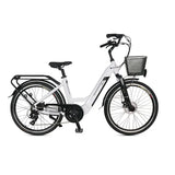 SMART WAY C5 Bicicletta Elettrica | CITY BIKE UNISEX E-bike FAT BIKE | MOTORE 250 W | 36V 10,4Ah | AUTONOMIA 40/45 km | RUOTE 26"x 1,95" Massimo Fiori