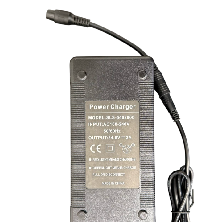 Caricabatteria 54.6V - 2.0A per Monopattino Elettrico (attacco 3pin piccolo)