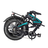 JOBOBIKE EDDY bicicletta elettrica FAT pieghevole a sospensione completa 48 V 14 Ah | 250W Bafang | Autonomia 80 KM | KENDA 20x4"